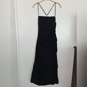 Zara Charcoal Black Dress
